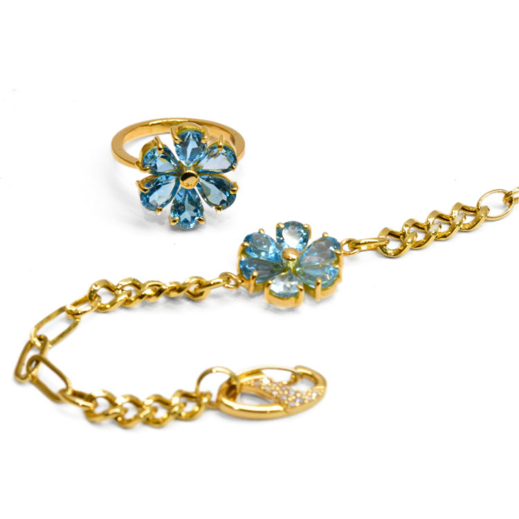 Picture of Topaz Bracelet and Ring